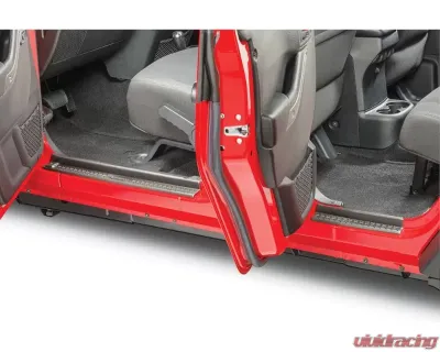 Quadratec Front & Rear Entry Guards for Jeep Wrangler Unlimited 4-Door JK 2007-2018 - 13113 5001